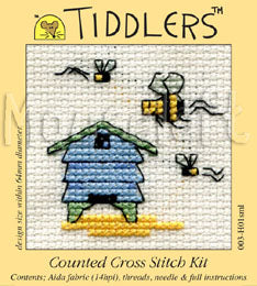 Beehive Tiddlers Cross Stitch Kit