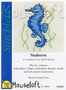 Seahorse Cross Stitch Kit