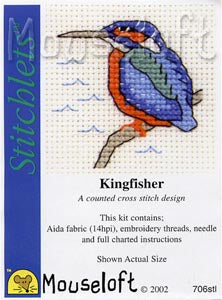 Kingfisher Cross Stitch Kit