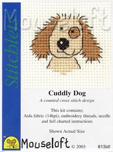 Cuddly Dog Cross Stitch Kit