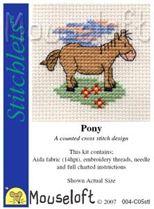 Pony Cross Stitch Kit