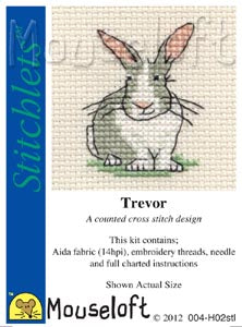 Trevor the Rabbit Cross Stitch Kit