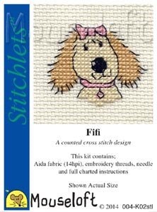 Fifi The Dog Cross Stitch Kit