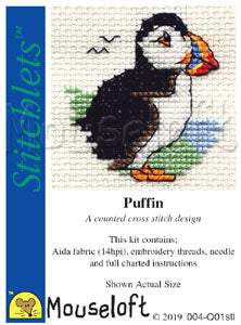Puffin Cross Stitch Kit