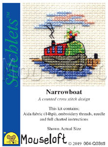 Narrowboat Cross Stitch Kit